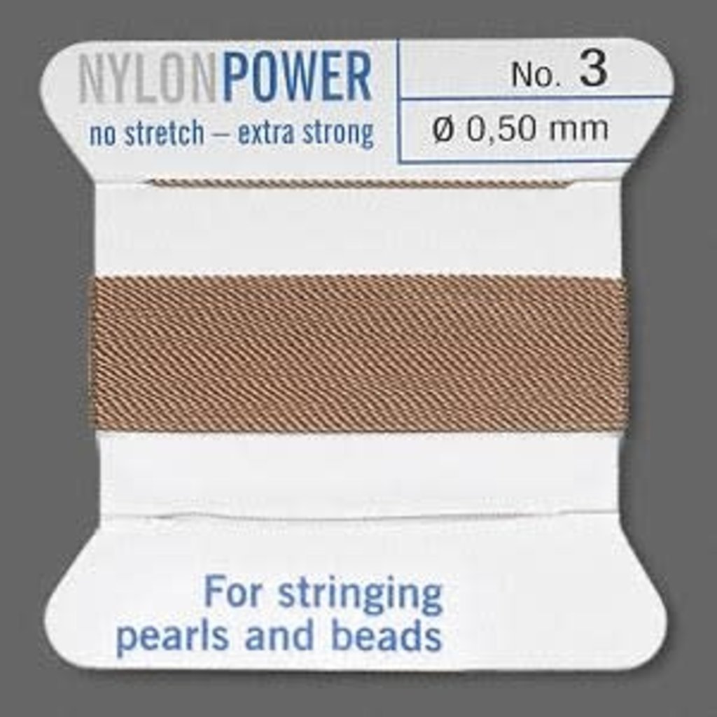 Nylon Thread Thread Nylon Beige #3 2Yrds
