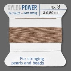 Nylon Thread Thread Nylon Beige #3 2Yrds
