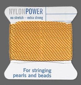 Nylon Thread Thread Nylon Amber Yellow #14 2Yrds