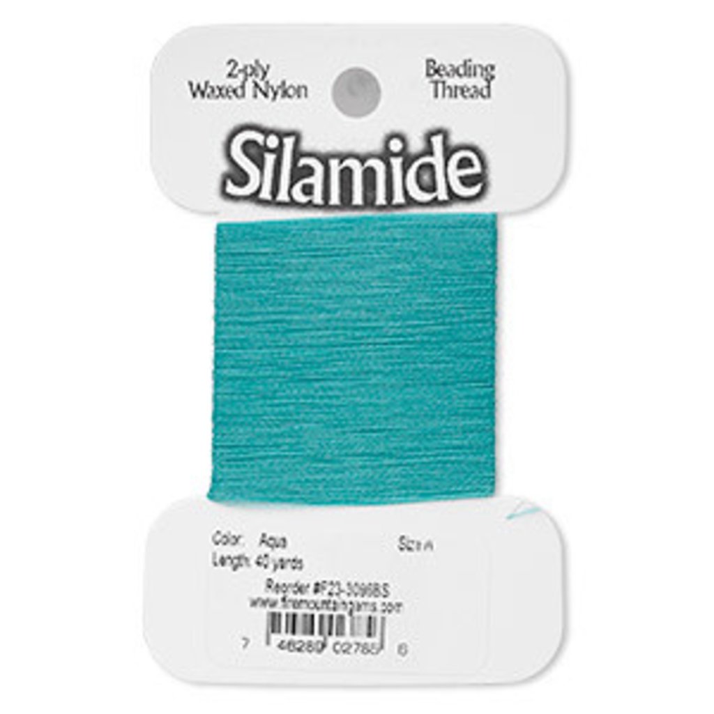 Silamide Silamide Thread Aqua 40Yd