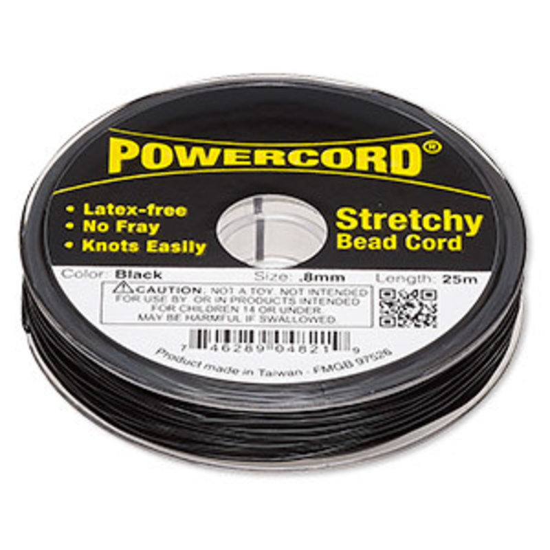 Powercord Powercord Black 0.8Mm 25M