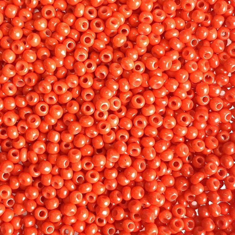 MJB #10  MJB Seed Beads   50gr  pkg  Orange