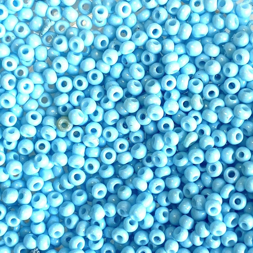 MJB #10  MJB Seed Beads   50gr  pkg  Sky Blue