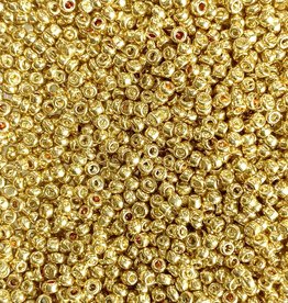 MJB #10  MJB Seed Beads   50gr  pkg  Light Gold