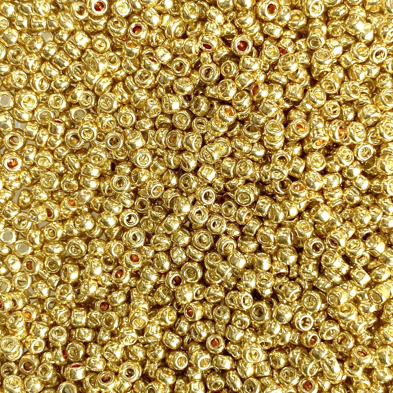 MJB 10 MJB Seed Beads 50gr pkg Light Gold Bead World Incorporated