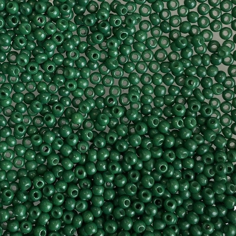 MJB #12  MJB Seed Beads   50gr  pkg  Green