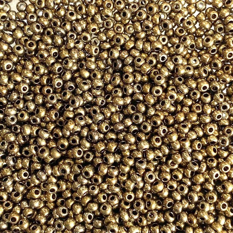 MJB #15  MJB Seed Beads   50gr  pkg  Metallic Bronze