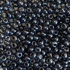 MJB #15  MJB Seed Beads   50gr  pkg  Metallic Grey