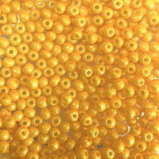 MJB #8  MJB  Seed Beads   50gr  package  Dark Yellow