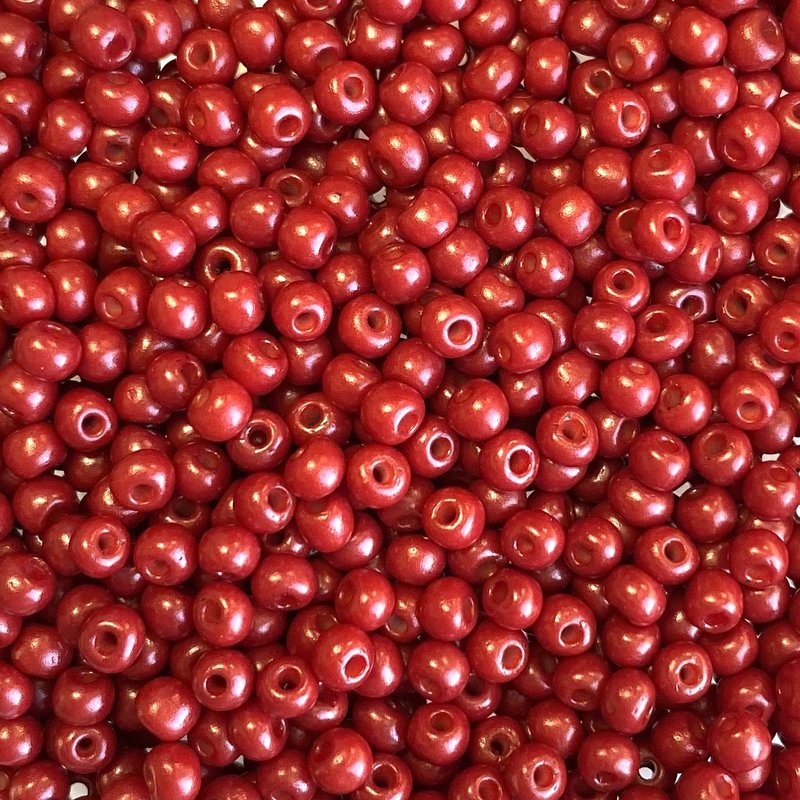 MJB #8  MJB  Seed Beads   50gr  package  Ruby Red