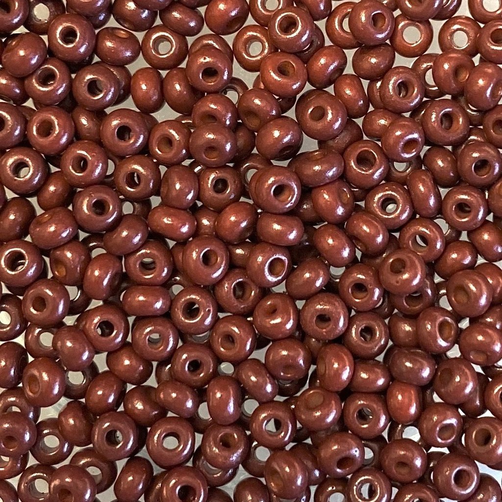 MJB #8  MJB  Seed Beads   50gr  package  Brick Red
