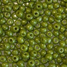 MJB #8  MJB  Seed Beads   50gr  package  Olive Green