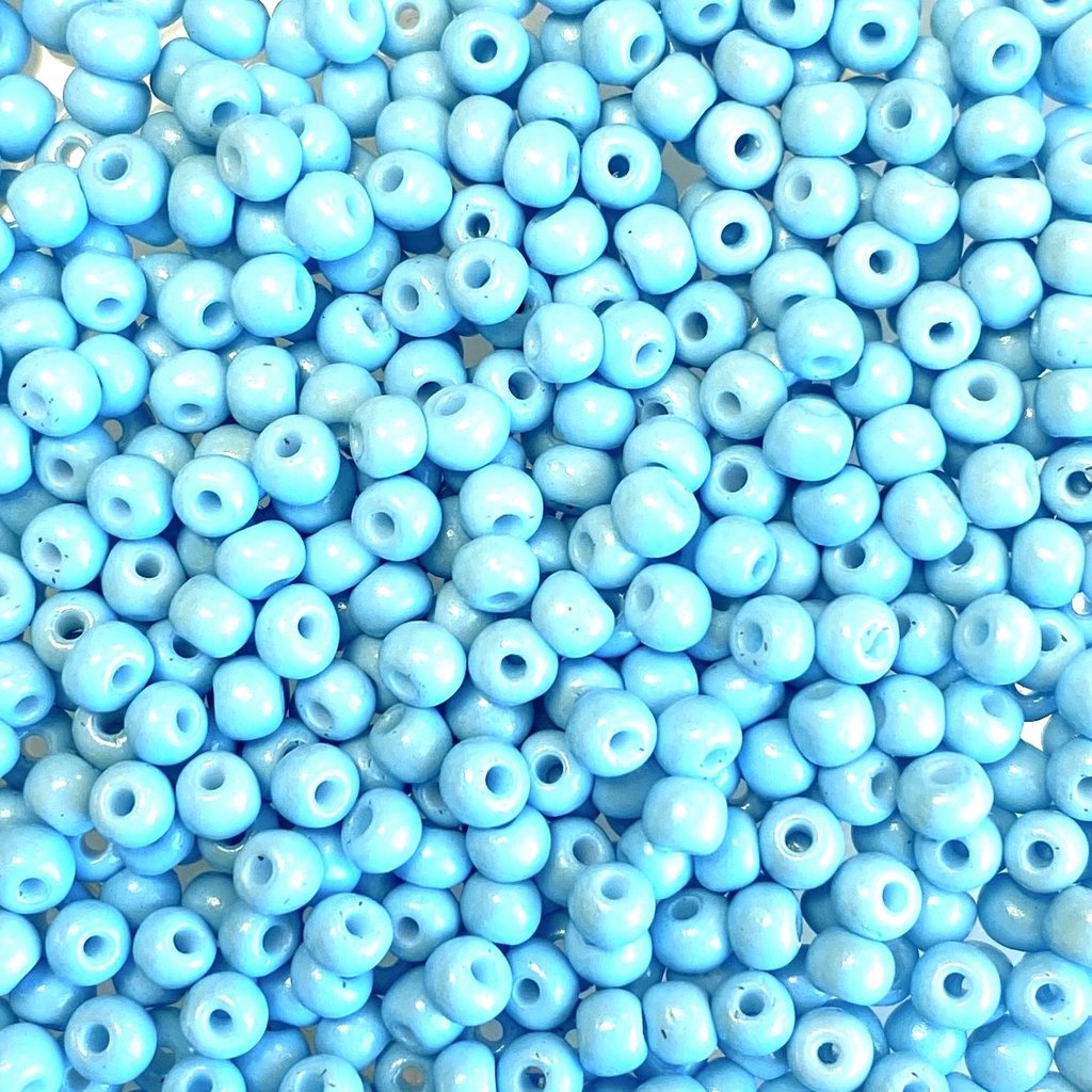 MJB #8  MJB  Seed Beads   50gr  package  Sky Blue