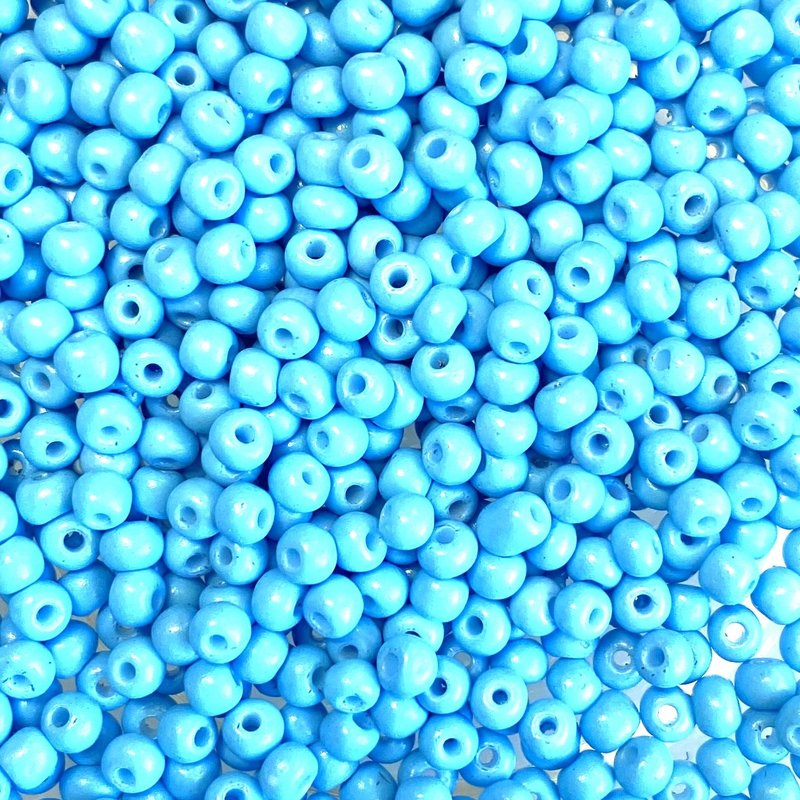 MJB #8  MJB  Seed Beads   50gr  package  Light Blue