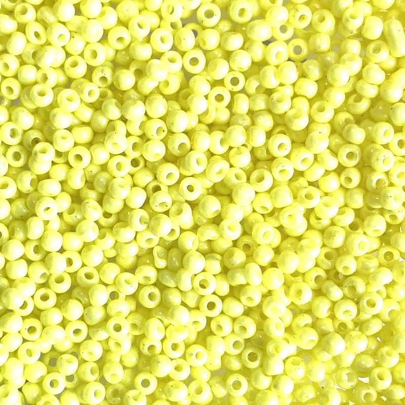 MJB #12  MJB Seed Beads   50gr  pkg  Neon Yellow