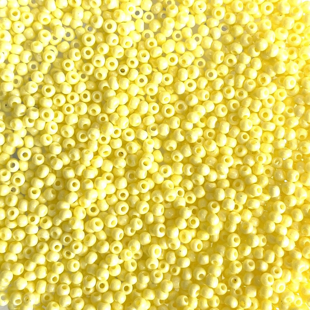 MJB #12  MJB Seed Beads   50gr  pkg  Light Yellow