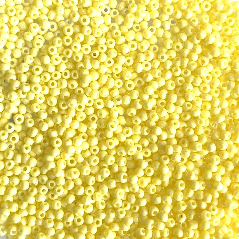 MJB #12  MJB Seed Beads   50gr  pkg  Light Yellow