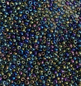MJB #12  MJB Seed Beads   50gr  pkg  Rainbow Blue