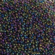 MJB #12  MJB Seed Beads   50gr  pkg  Rainbow Purple