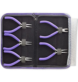 - Pliers Stainless Steel  Purple 5Pc Set