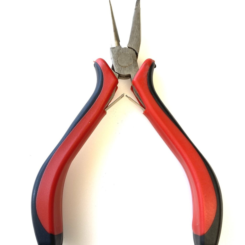 Bead World Round and Curve Plier Red/Black Handle