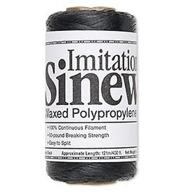 - Imitation Sinew Black 400Ft 2mm 50lbs.