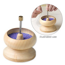 Speedy Stringer Wood Bowl Speedy Stringer 6x4.5"  Incl. "J" Needle