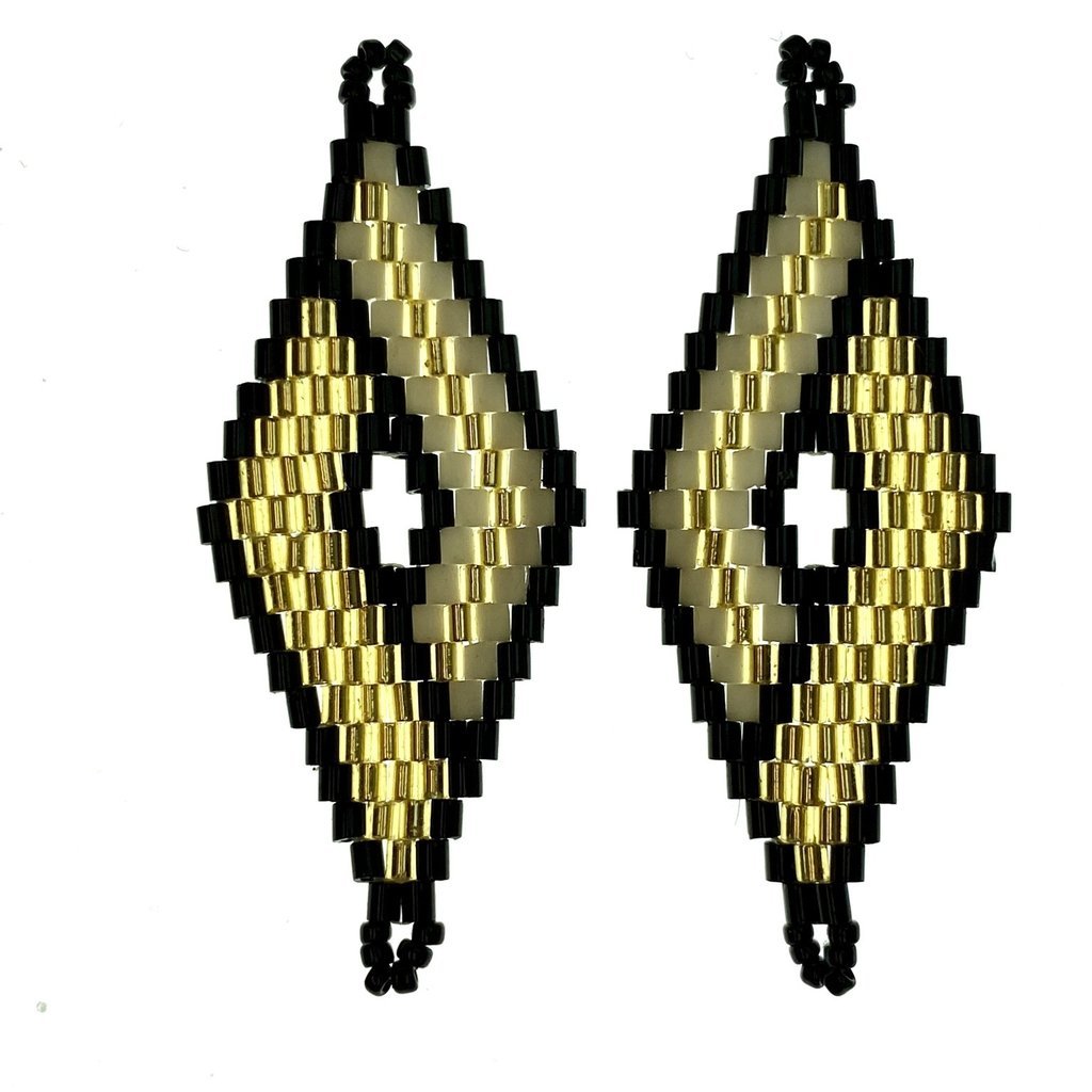 Miyuki Delica Beaded Pendant 2Pcs #4