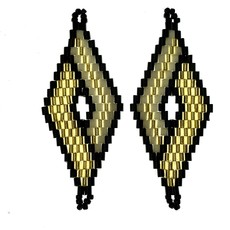 Miyuki Delica Beaded Pendant 2Pcs #4