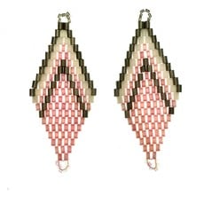 Miyuki Delica Beaded Pendant 2Pcs #6