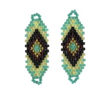 Miyuki Delica Beaded Pendant 2Pcs #15