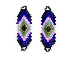 Miyuki Delica Beaded Pendant 2Pcs #16