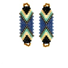 Miyuki Delica Beaded Pendant 2Pcs #19