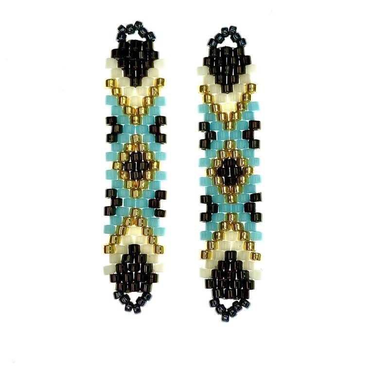 Miyuki Delica Beaded Pendant 2Pcs #20