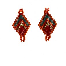 Miyuki Delica Beaded Pendant 2Pcs #39