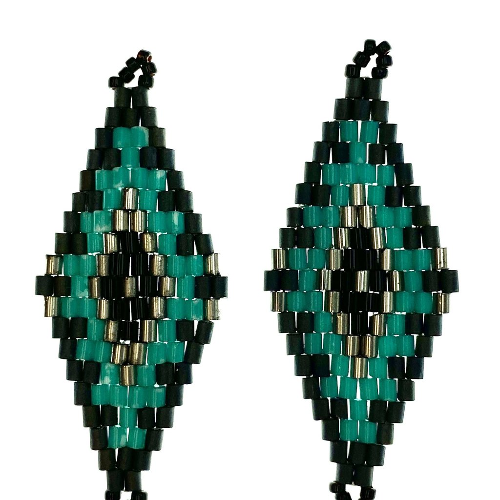 Miyuki Delica Beaded Pendant 2Pcs #59