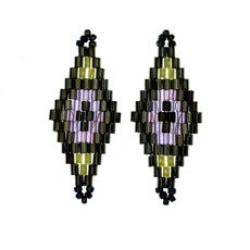 Miyuki Delica Beaded Pendant 2Pcs #61