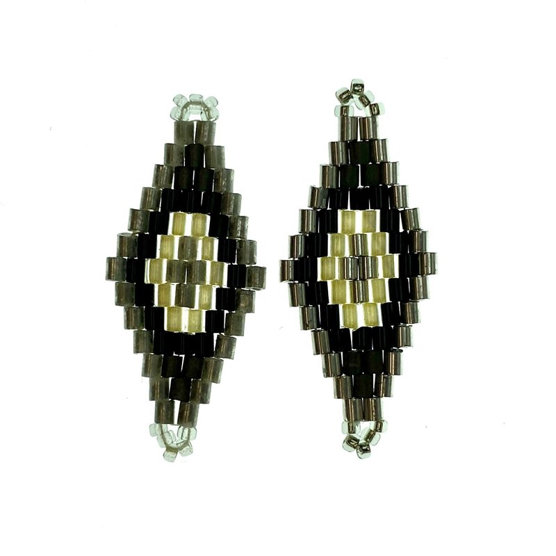 Miyuki Delica Beaded Pendant 2Pcs #63