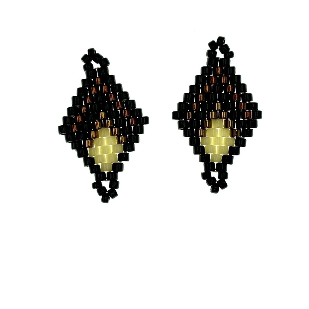 Miyuki Delica Beaded Pendant 2Pcs #78