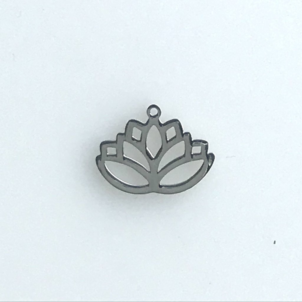 Bead World Lotus  Stainless Steel  13.6x18mm