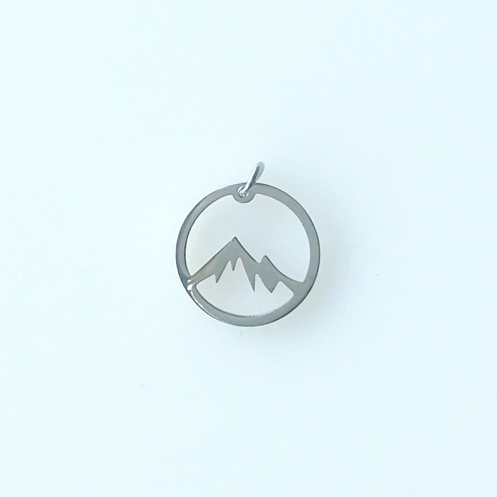 Bead World Mountain Hollow  Stainless Steel  12.5mm