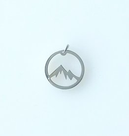 Bead World Mountain Hollow  Stainless Steel  12.5mm