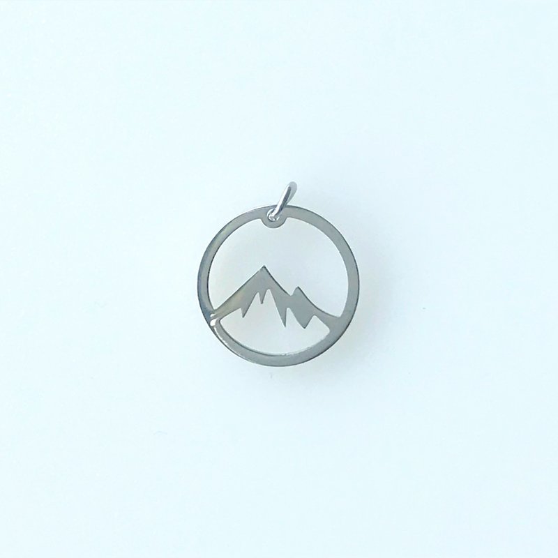 Bead World Mountain Hollow  Stainless Steel  12.5mm