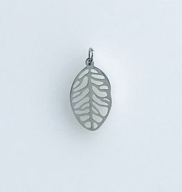 Bead World Leaf  Stainless Steel  17x10mm
