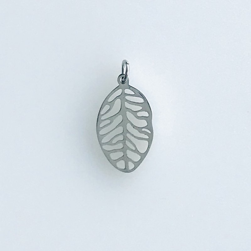 Bead World Leaf  Stainless Steel  17x10mm