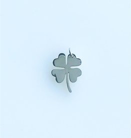 Bead World 4 Leaf Clover/Lucky Charm Stainless Steel  16x12.5mm
