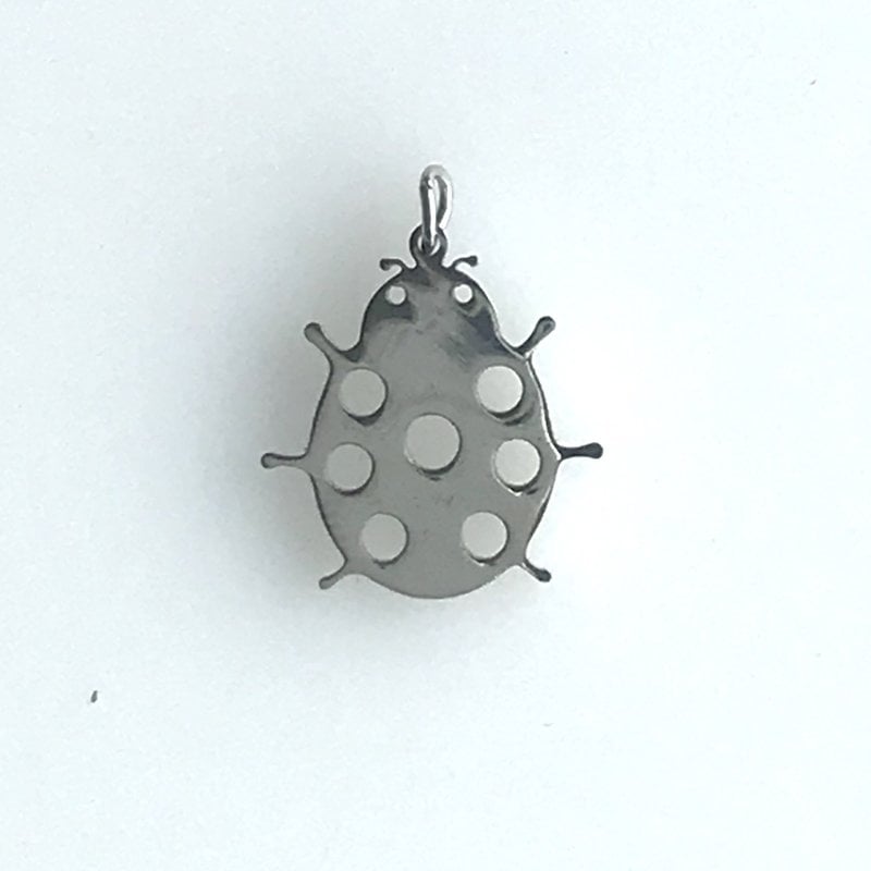 Bead World Ladybug  Stainless Steel  17x15mm