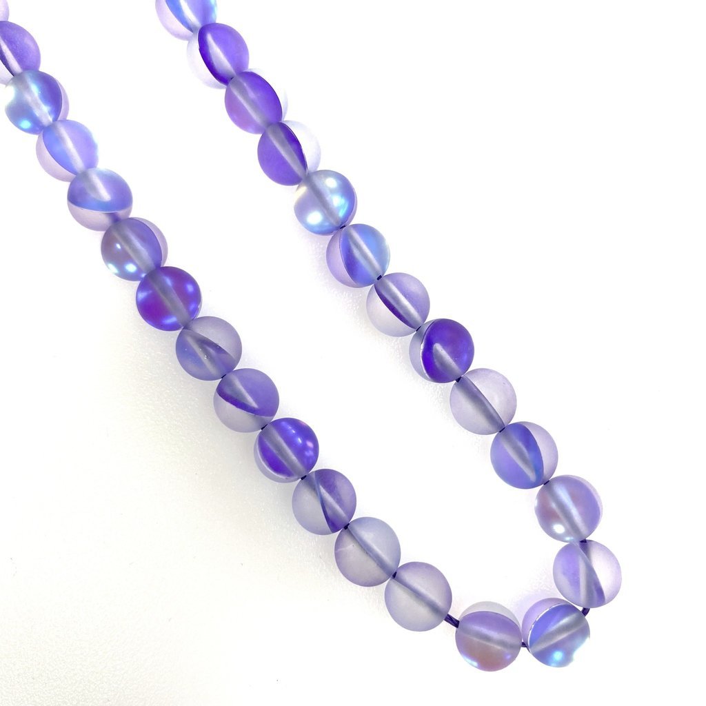 Bead World Matte Rainbow Mermaid Glass Beads 8mm 45pcs/strand  11 Assorted Colors!