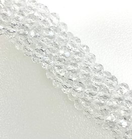 Bead World "Crystals"  4mm Round Crystal Faceted Beads 144 beads/strand