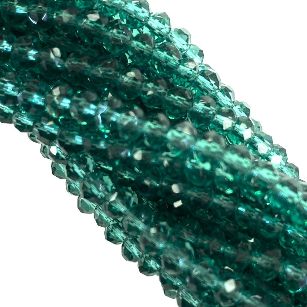 Bead World "Greens"  4mm Round Crystal Faceted Beads 144 Beads/ Strand